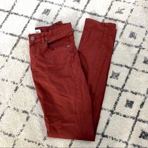 H&M L.O.G.G. Burnt Orange Rust Skinny Jeans